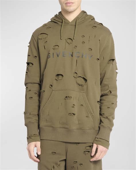 how much is a givenchy hoodie|givenchy men's destroyed hoodie.